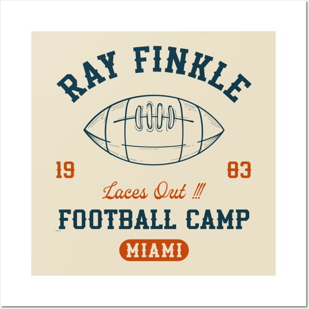 Ray Finkle Football Camp, Ace Ventura Wall Art by idjie